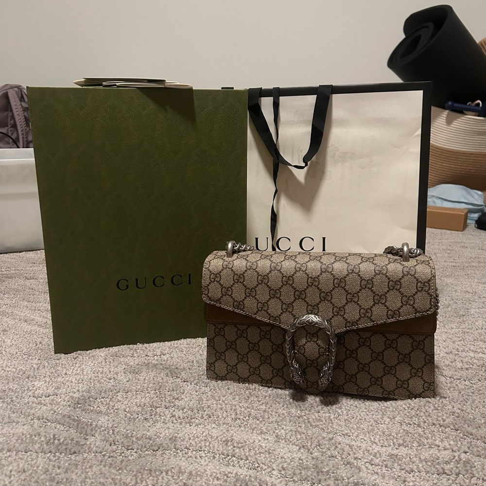 Gucci Dionysus Handbag in Beige